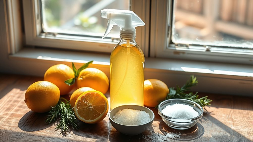 natural diy windowsill cleaner