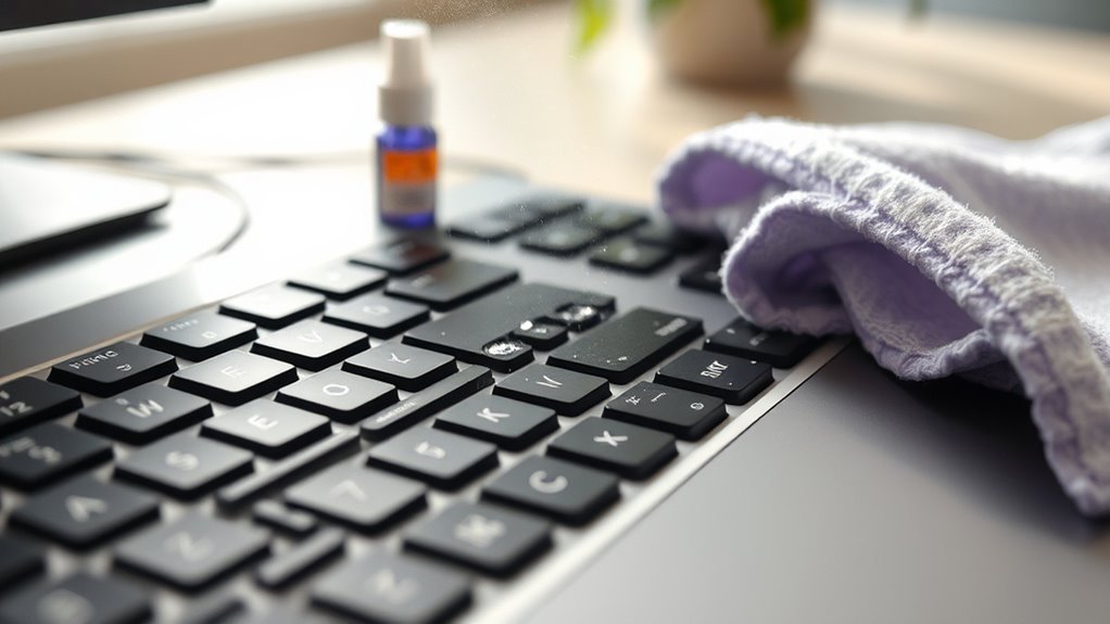 natural eco friendly keyboard cleaning