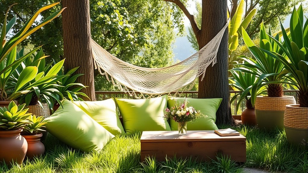 natural seating options available