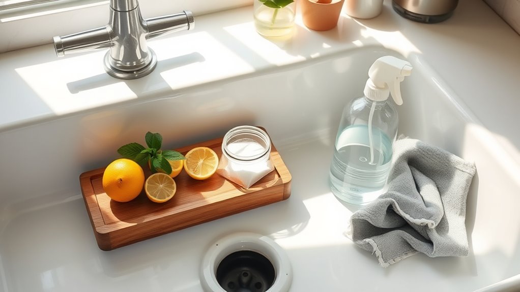 natural sink cleaning alternatives
