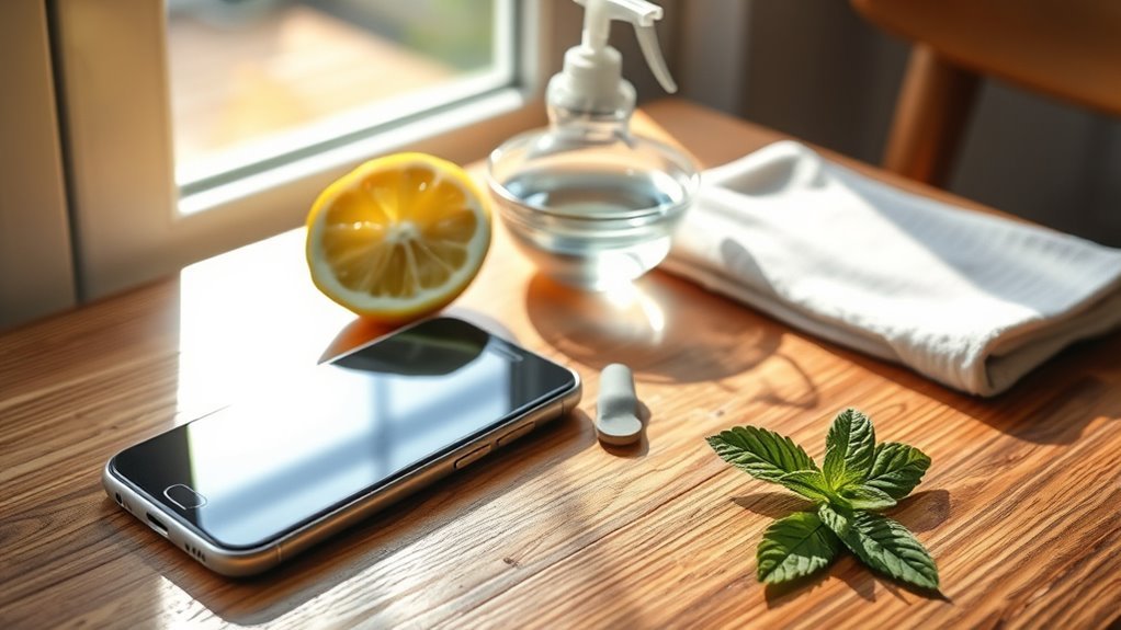 natural smartphone cleaning guide
