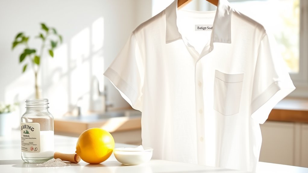 natural sweat stain removal