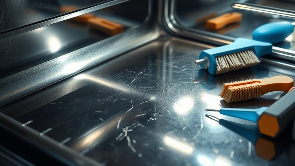 non scratch cleaning tools recommended