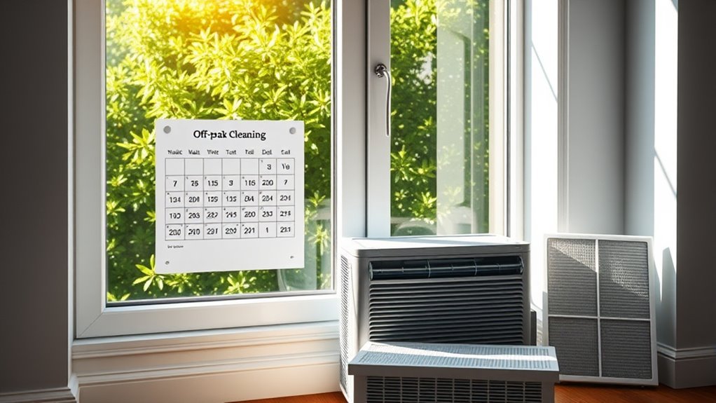 off peak ac cleaning savings