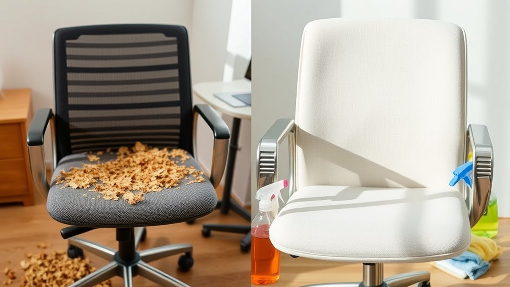 office chair cleaning guide