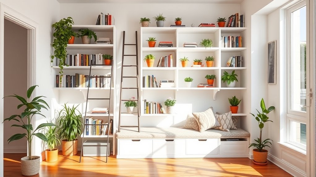 optimize space with vertical storage