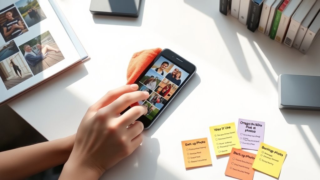 organize and backup media