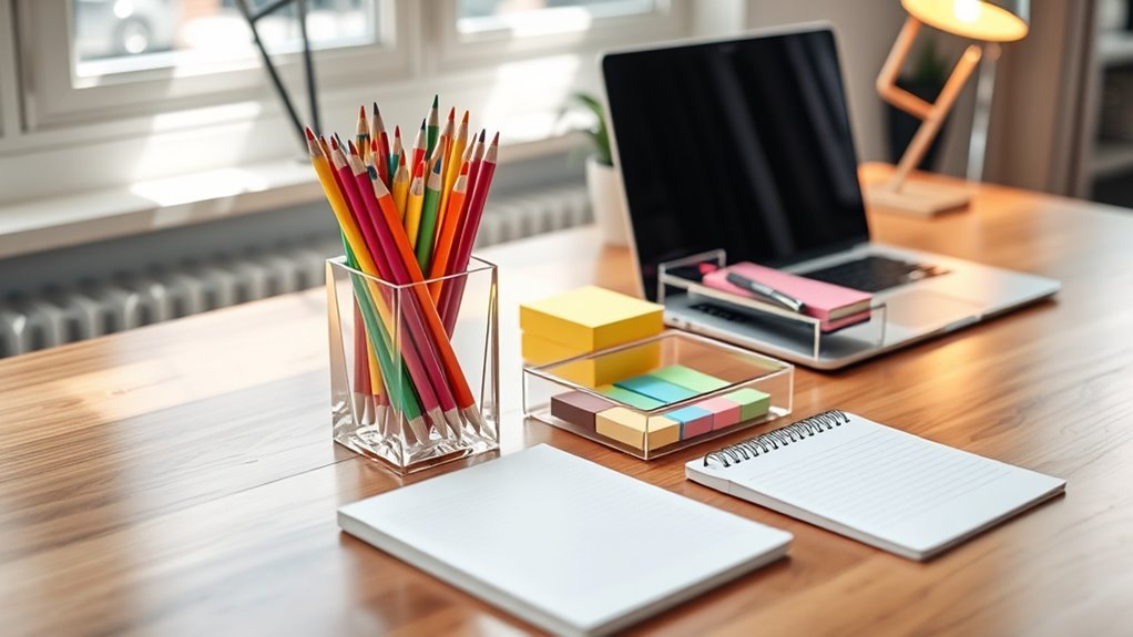 organize and clean supplies