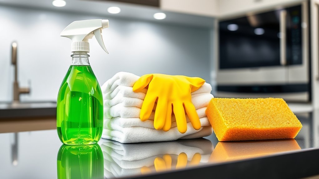 organize cleaning supplies efficiently