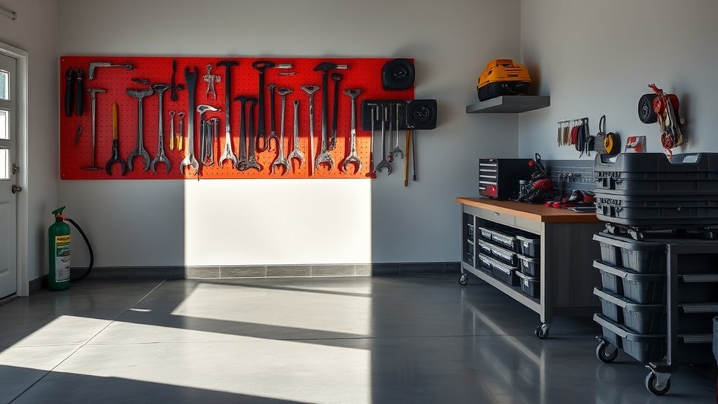 organize garage tools efficiently