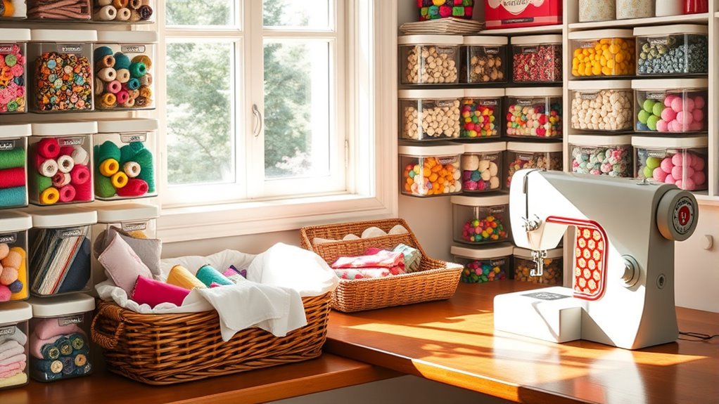 organize small sewing supplies