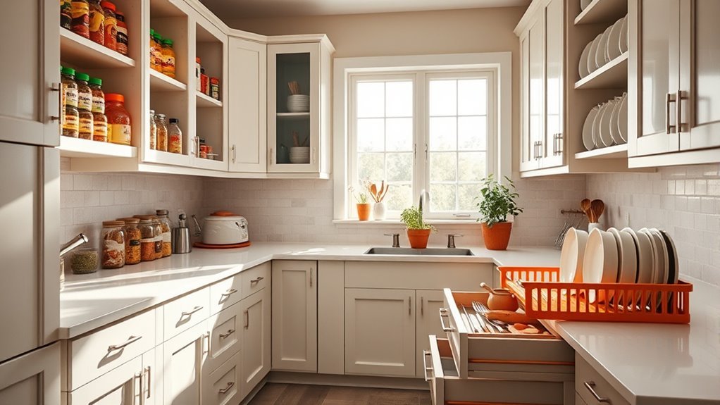 organized kitchen for efficiency