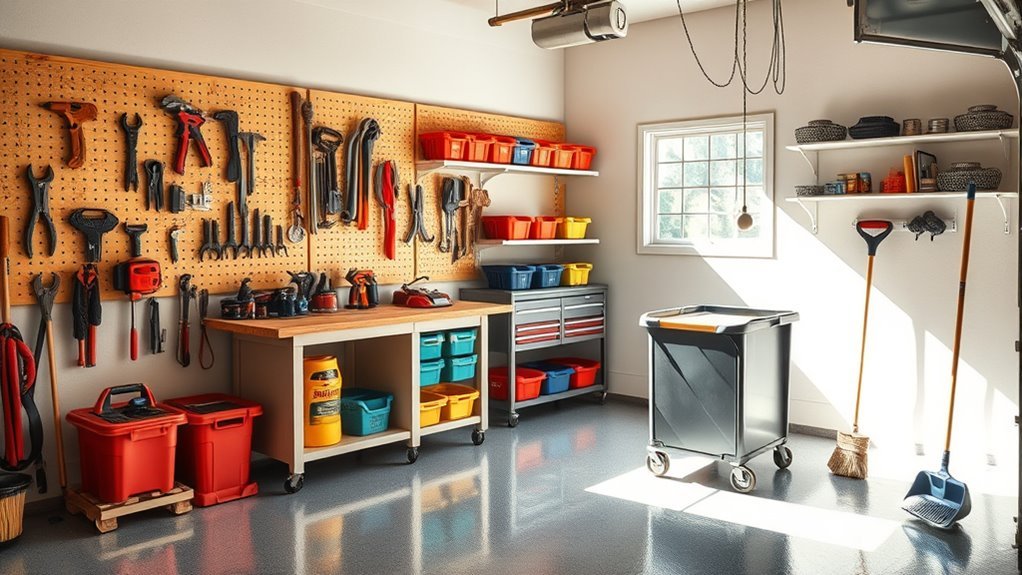 organized tools efficient workspace