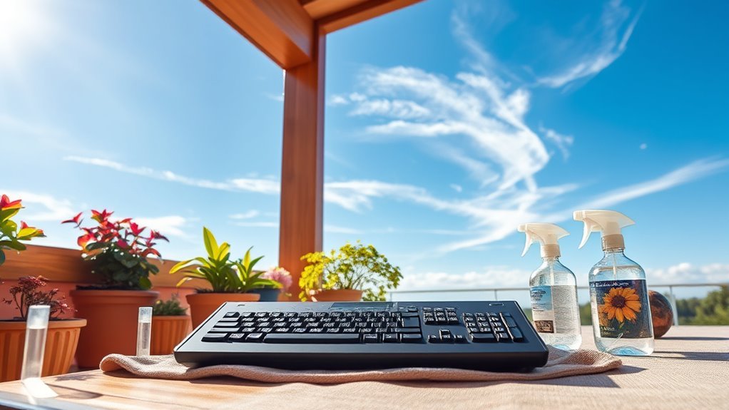 outdoor keyboard maintenance precautions