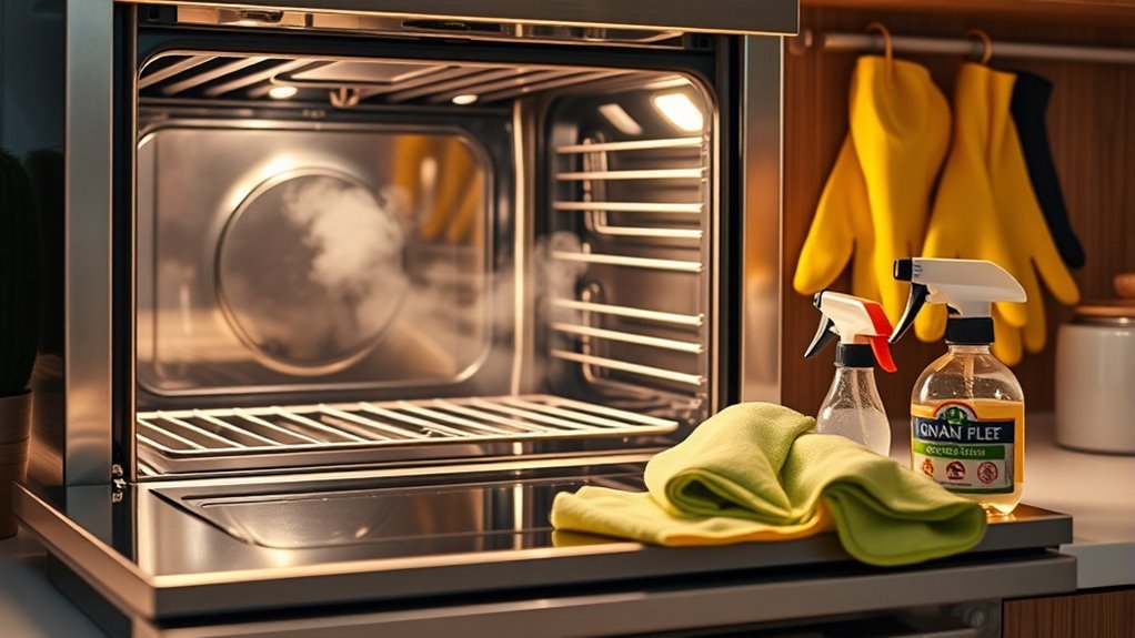 oven cleaning safety tips