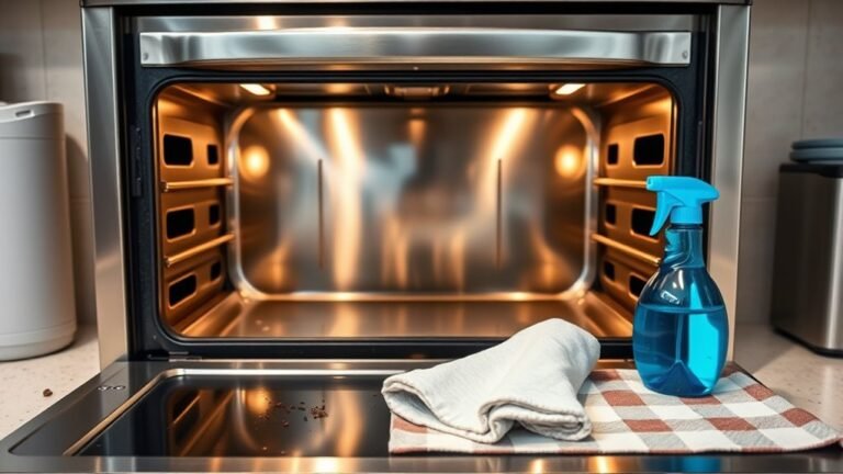 oven cleaning weekly schedule