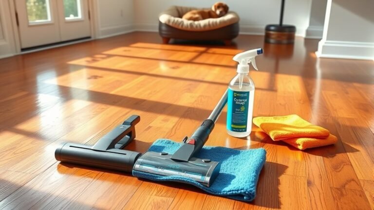 pet mess floor cleaning