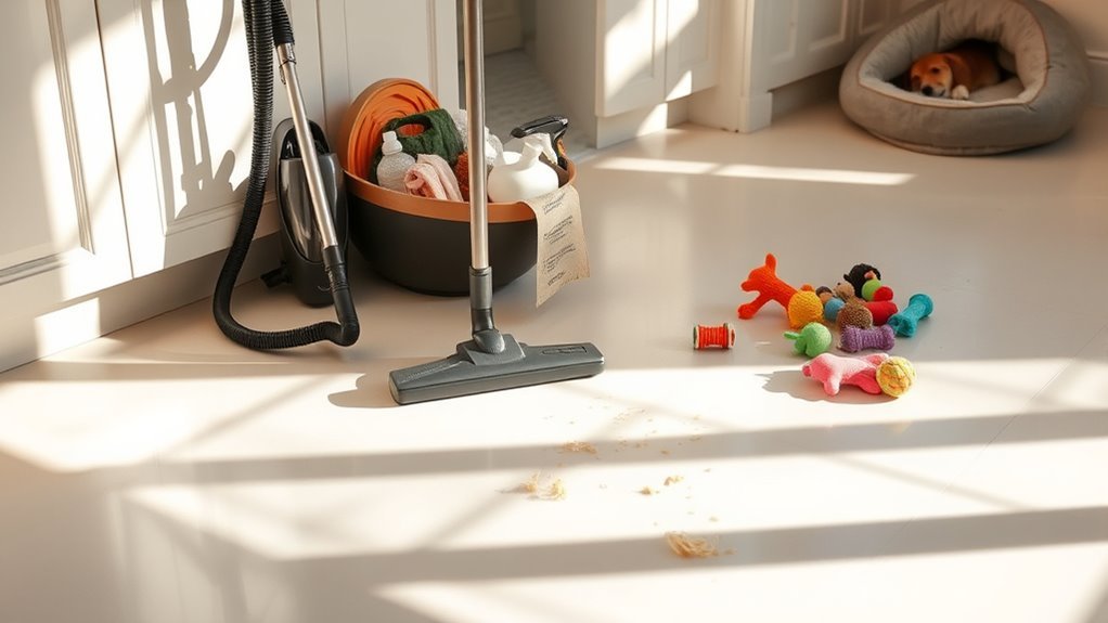 pet mess management strategies