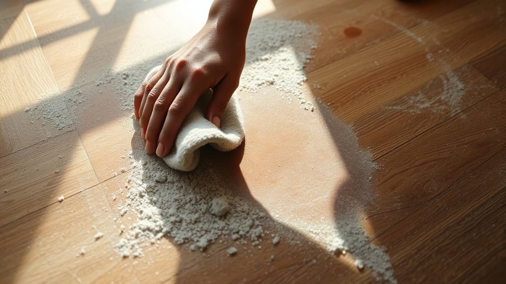 pet stains on dust