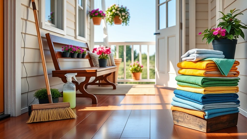 porch cleanliness enhances impressions
