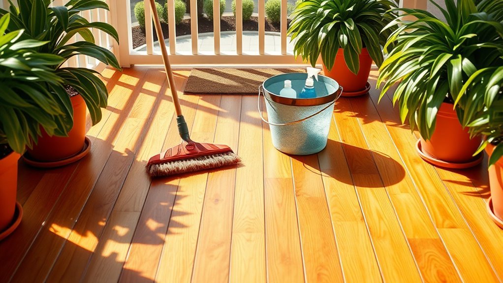 porch flooring deep cleaning guide