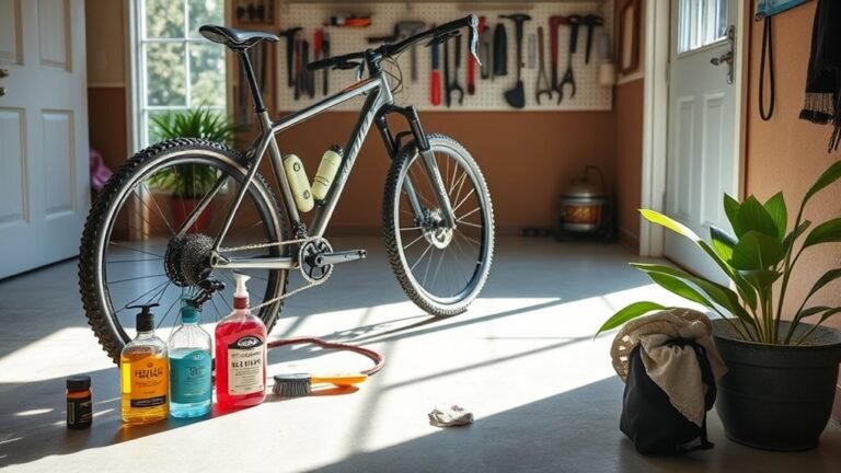 post ride home cleaning
