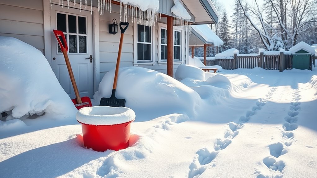 post snowstorm home cleanup