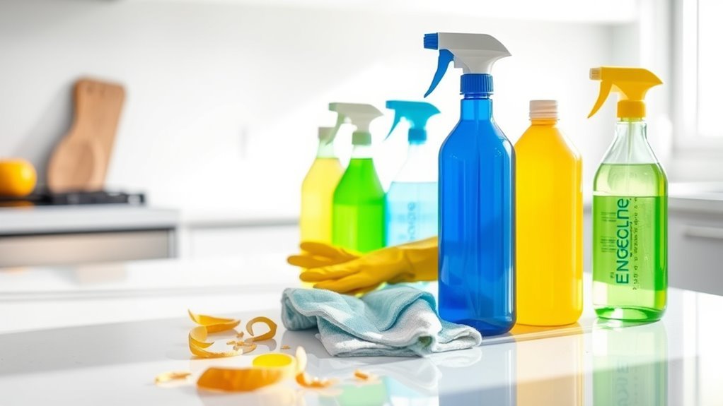 prepare area for cleaning