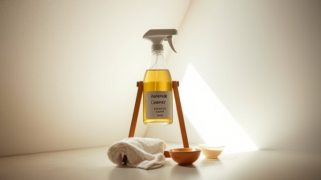 prepare ceiling before cleaning