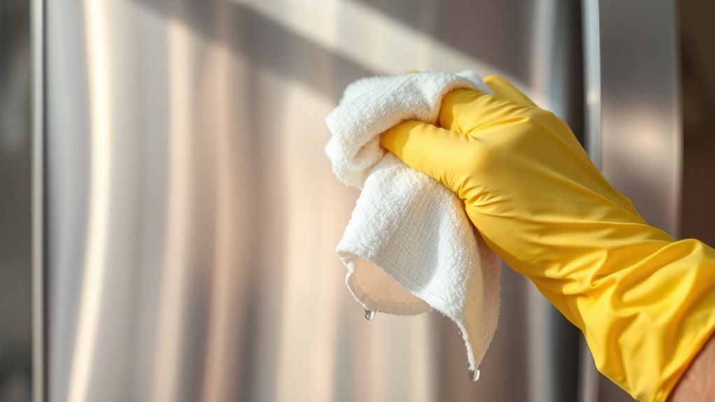 prepare refrigerator for cleaning