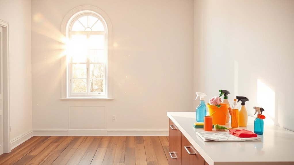 prepare walls for cleaning