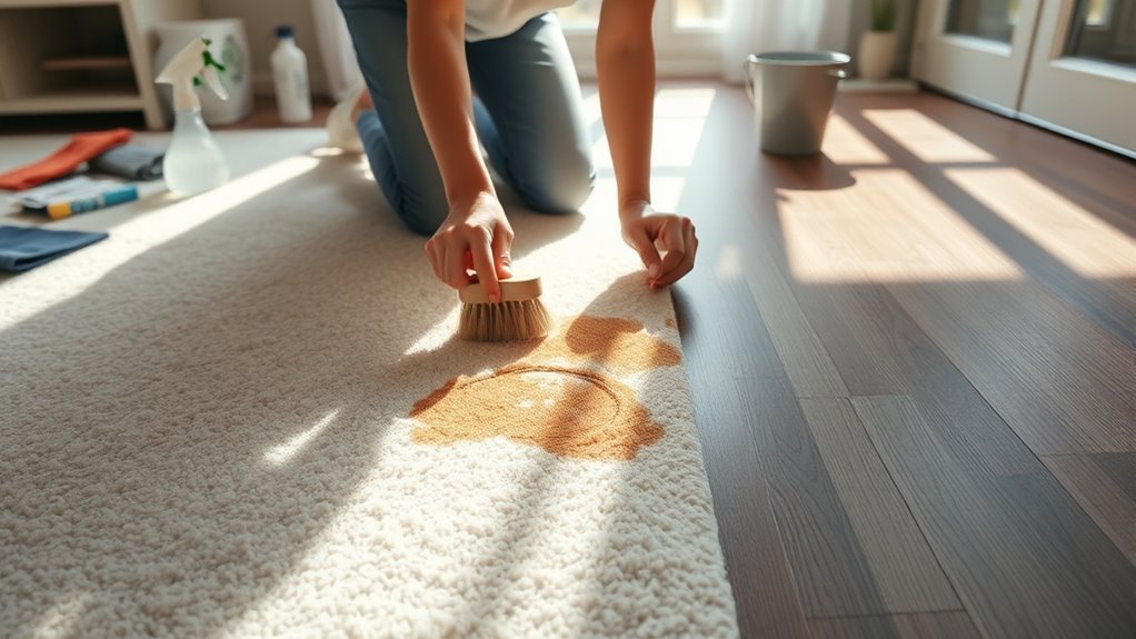 prevent laminate stain damage