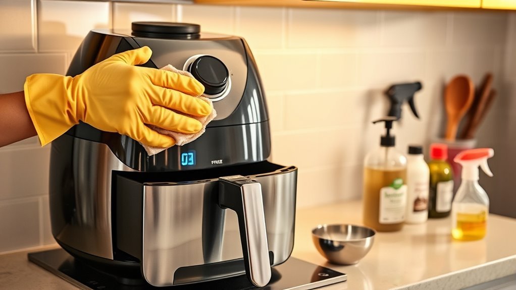 prevent range hood stains