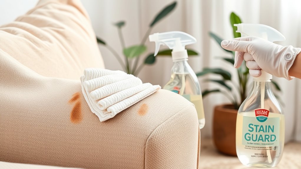 prevent sofa stains effectively