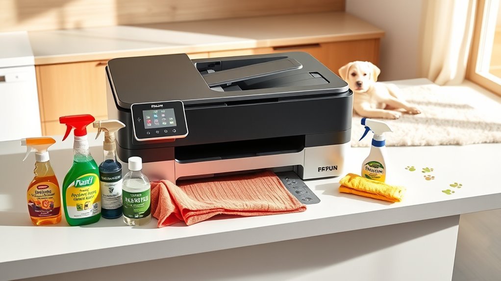 printer aids pet mess management
