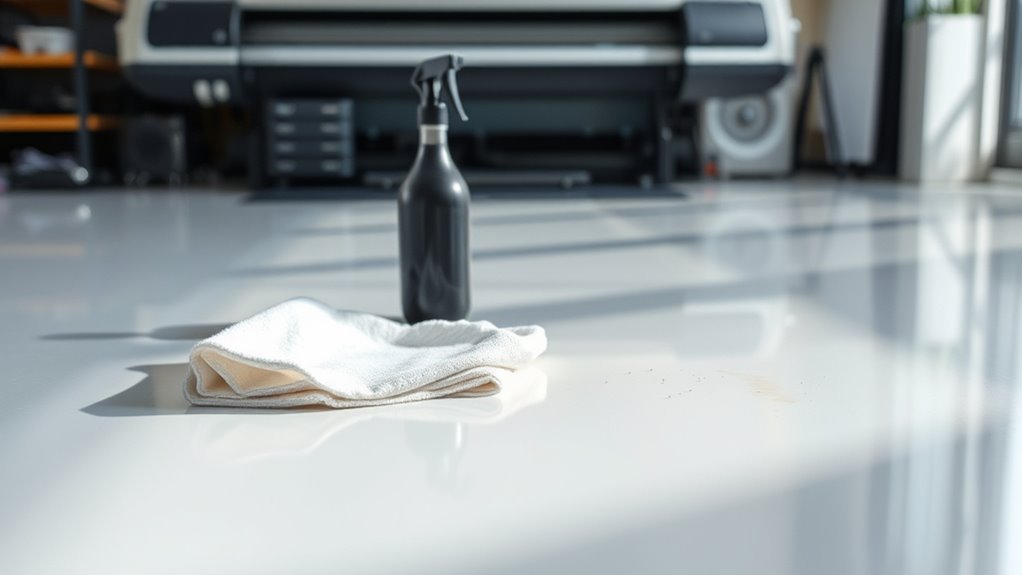 printer floor cleaning assessment