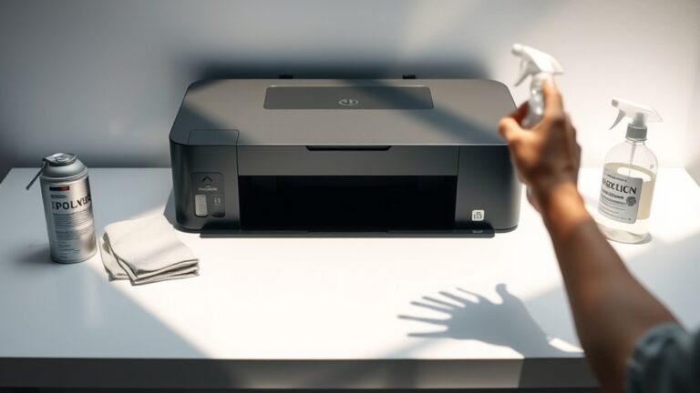 printer weekly cleaning schedule