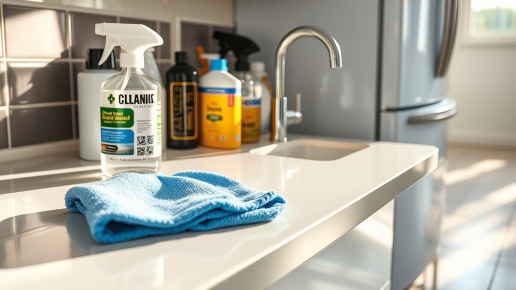 prioritize high touch surface cleaning