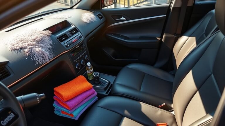 professional car interior cleaning