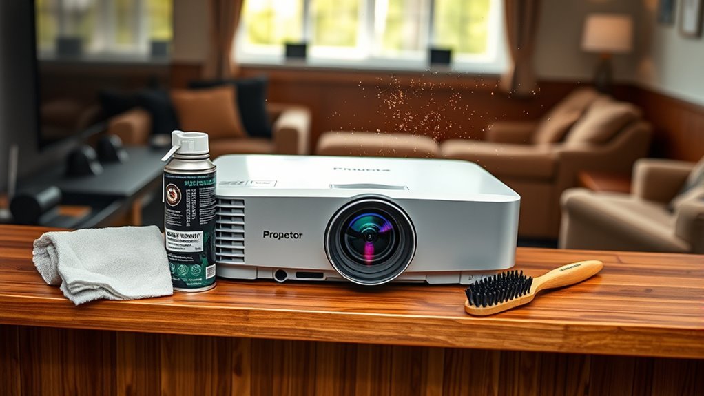projector cleaning essential tools