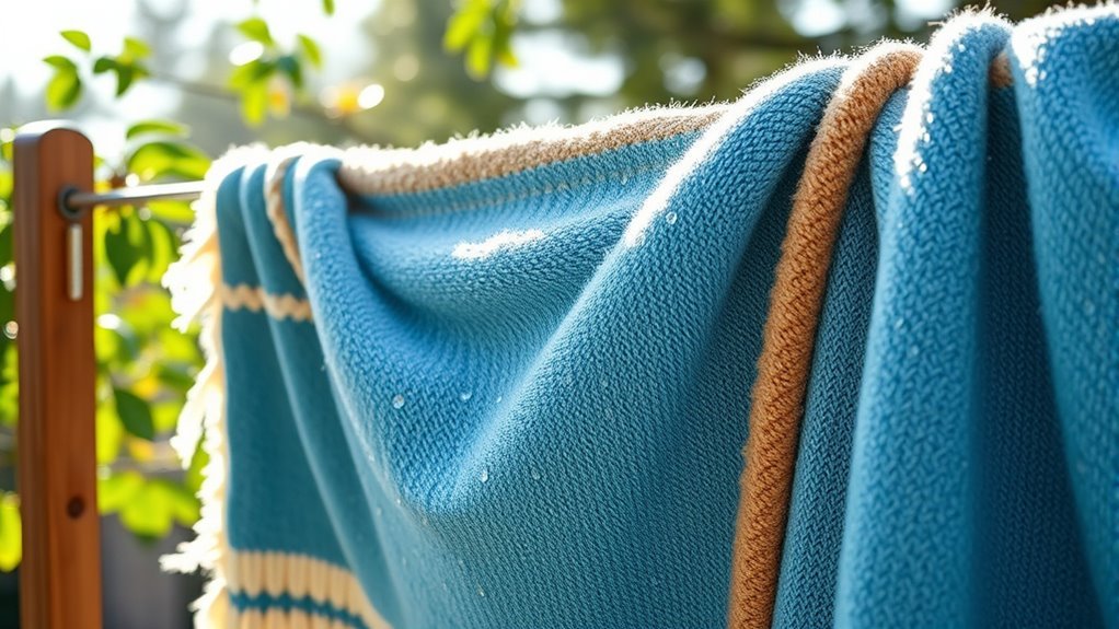 proper blanket drying techniques
