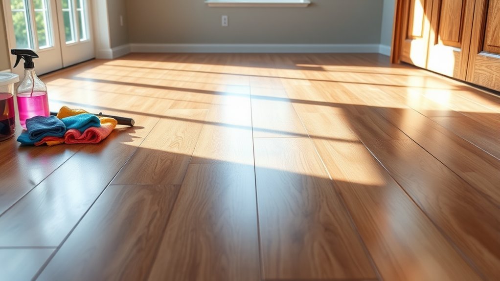 proper laminate floor cleaning