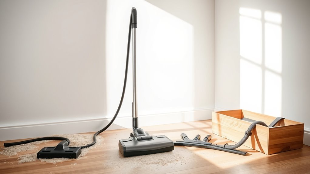 proper vacuum attachment usage