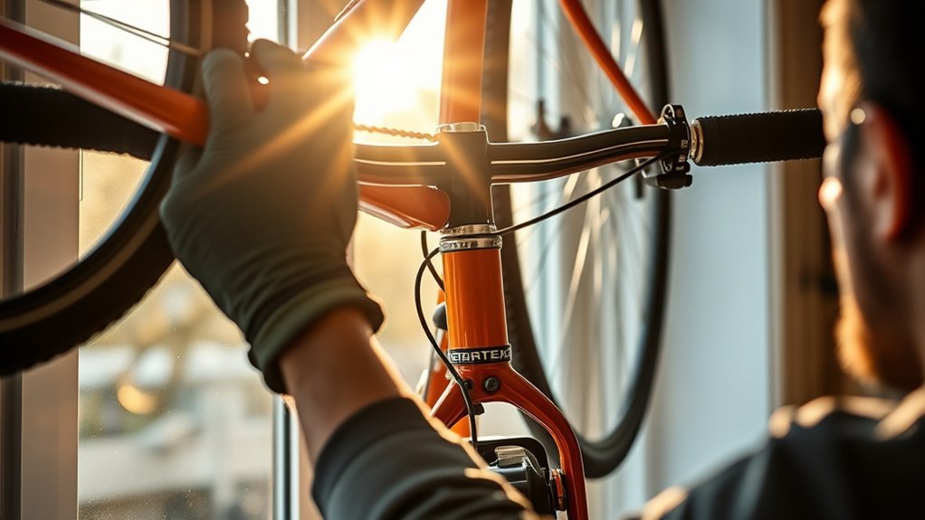 protect bike and window