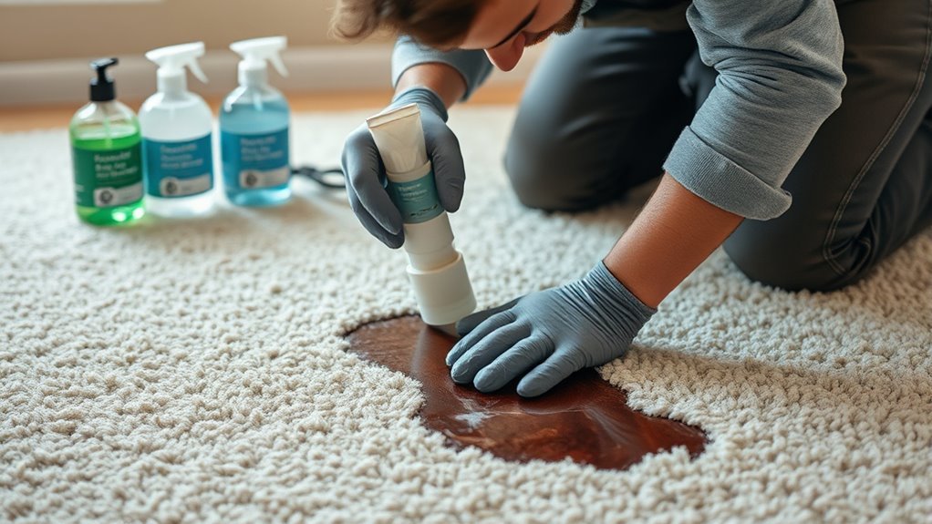 protect carpet during cleaning