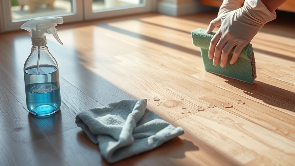 protect laminate floors properly