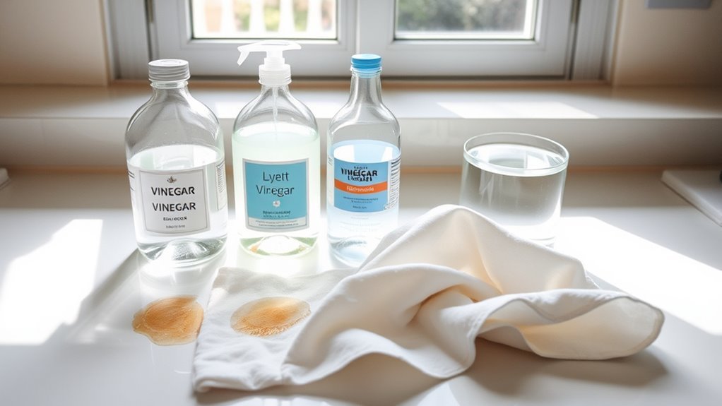 protein stain treatment techniques