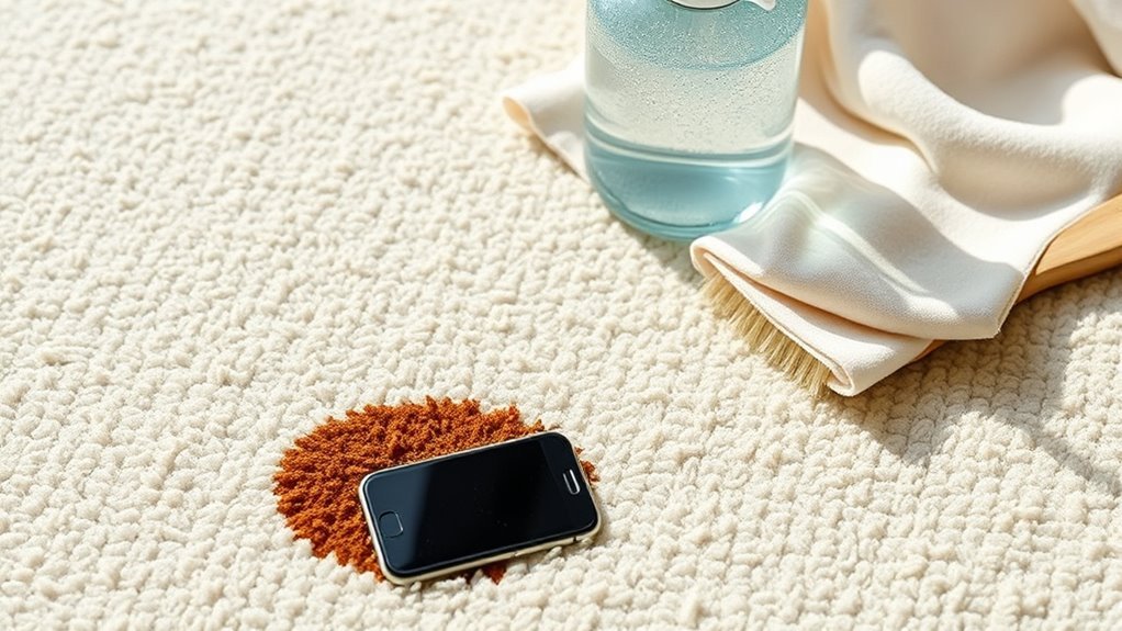 quick carpet stain care