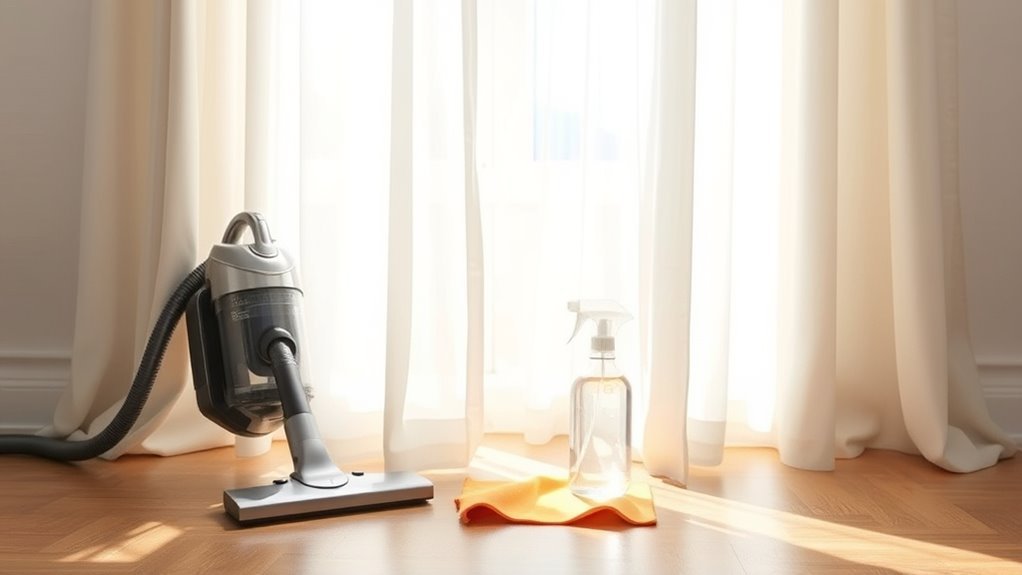 quick curtain cleaning tips