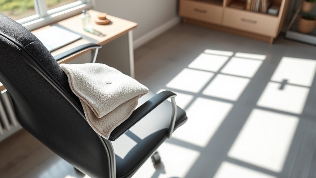 quick office chair cleaning